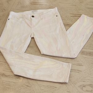 Current/ElliottThe Stiletto Marble Taffy Women's Pastel 80's Skinny Jean Size 28